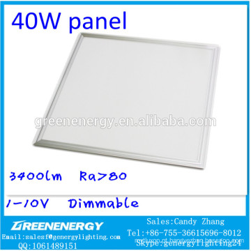 TUV SUD PSB aprovado motorista Ra&gt; 80 dimmable levou luz de painel 40W conduziu painel liso luz de parede painel levou luz